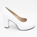 Zapatos de cuero Taco 7 Atenea Color Blanco - Imagen 2