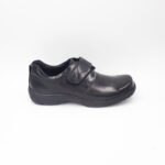 Zapatos de Cuero Fabiano Pega Pega Color Negro