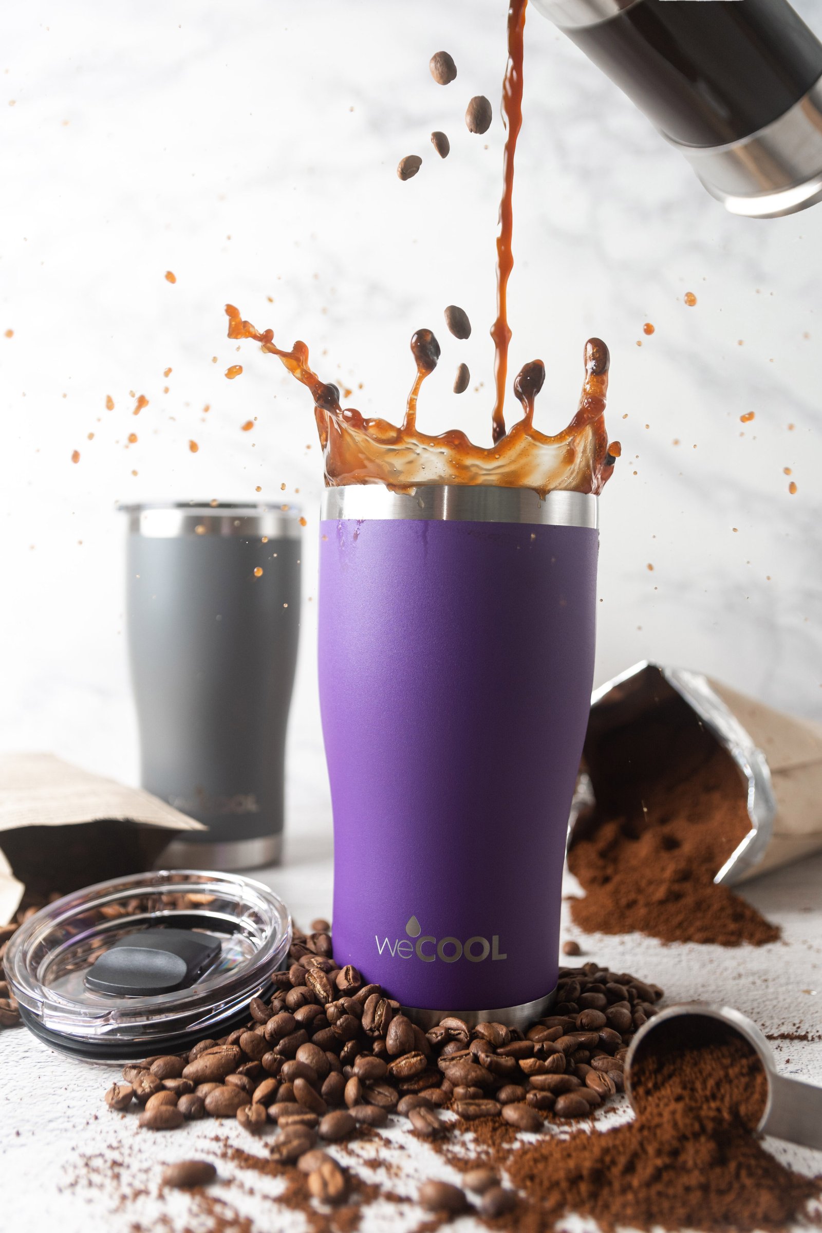 Taza Térmica WECOOL de 590ml - Morado - Imagen 4