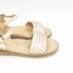 Sandalia de Cuero Moana Color Dorado - Imagen 3