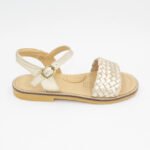 Sandalia de Cuero Moana Color Dorado - Imagen 2