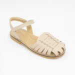 Sandalia de Cuero Celine Color Beige