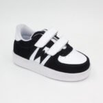 Zapatillas Willow - Far West Pega Pega Negro Gamuza