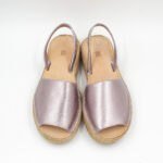 Sandalias de Cuero Becca Color Rosado Metalizado - Imagen 4