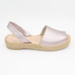 Sandalias de Cuero Becca Color Rosado Metalizado - Imagen 2