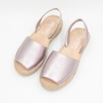 Sandalias de Cuero Becca Color Rosado Metalizado - Imagen 3