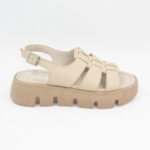 Sandalias de Cuero Keyla Color Nude - Imagen 2