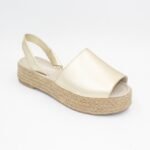 Sandalias de Cuero Aixa Color Dorado