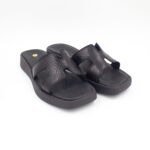 Sandalias de Cuero Bella Color Negro - Imagen 2