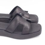 Sandalias de Cuero Bella Color Negro - Imagen 3