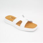 Sandalias de Cuero Bella Color Blanco