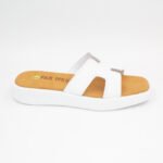 Sandalias de Cuero Bella Color Blanco - Imagen 2