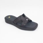 Sandalias de Cuero Bella Color Negro