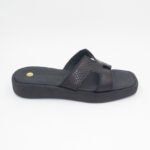 Sandalias de Cuero Bella Color Negro - Imagen 2