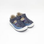 Sandalia Cuero Cael Color Azul - Imagen 2