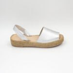 Sandalias Mujer Becca-2501 Cuero Plata