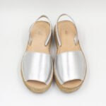 Sandalias Mujer Becca-2501 Cuero Plata - Imagen 4