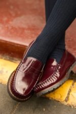 Zapato Mocasín Ainara Color Guinda - Imagen 4