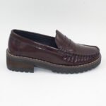 Zapato Mocasín Ainara Color Guinda - Imagen 2