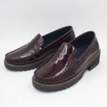 Zapato Mocasín Ainara Color Guinda - Imagen 3