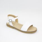 Sandalia de Cuero Moana Color Blanco