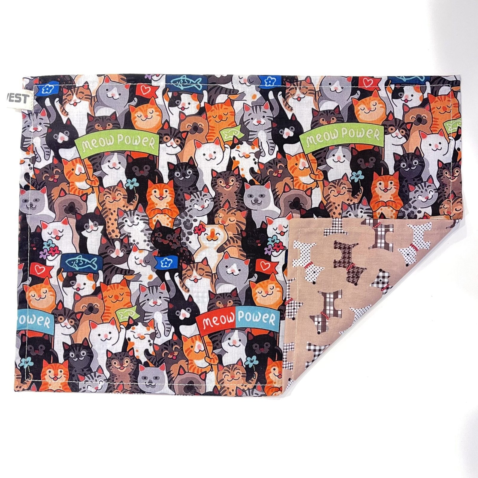 Individuales de tela - Meow Power - Imagen 1