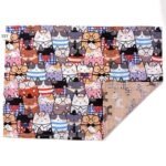 Individuales de tela - Meow