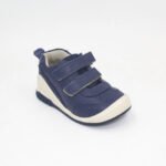 Botines de Cuero Manu Color Azul