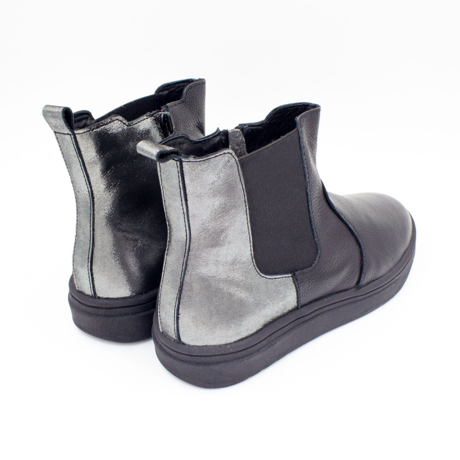 Botines de Cuero Berenice Color Negro - Imagen 3