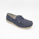 Top Sider de Cuero Jaco Color Azul