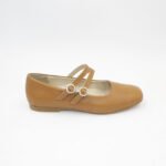 Ballerinas Bruna de Cuero Color Natural - Imagen 2