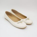 Ballerinas Monroe-2501 Cuero Hueso Mujer - Imagen 2