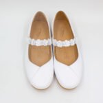 Ballerina de Cuero Natalie Color Blanco - Imagen 4