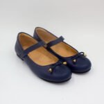 Ballerinas Rosario-2502 Cuero Azul Mujer - Imagen 2