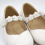 Ballerina de Cuero Natalie Color Hueso - Imagen 3