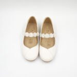 Ballerina de Cuero Natalie Color Hueso - Imagen 4