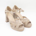 Zapato de Vestir Mujer Taco 7 FLavia-2507 Nude - Imagen 2