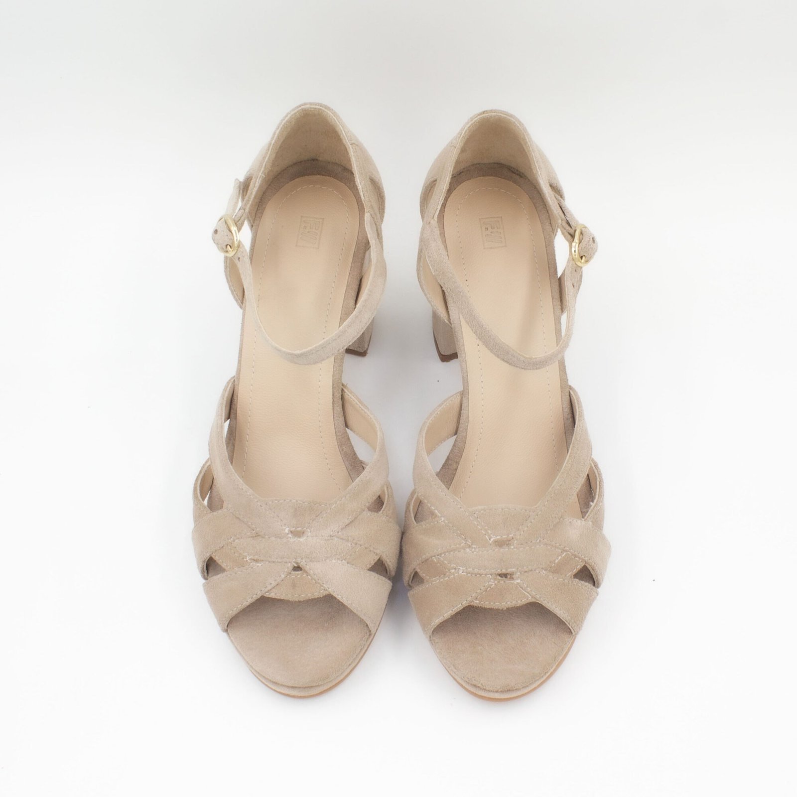 Zapato de Vestir Mujer Taco 7 FLavia-2507 Nude - Imagen 4