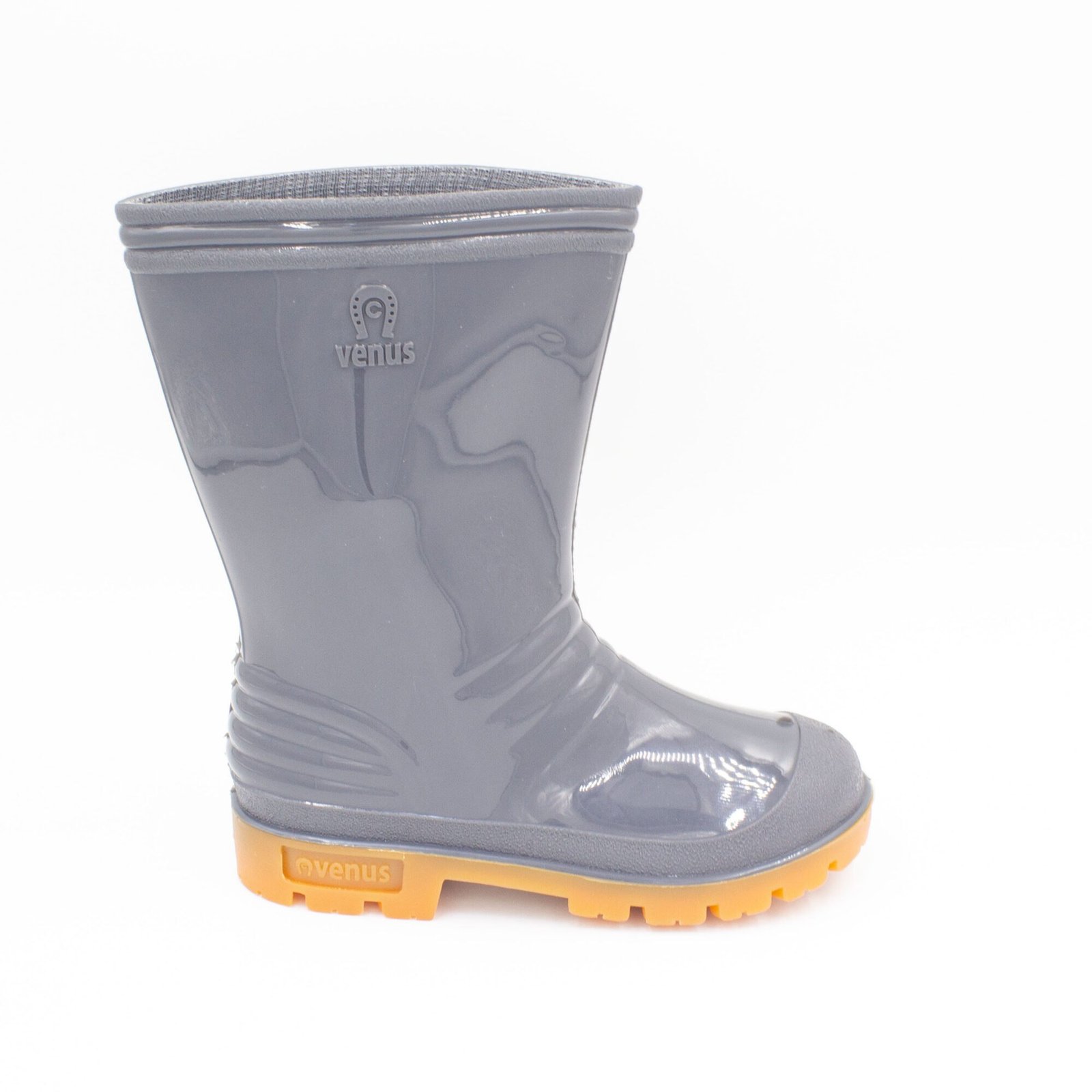 Botas Hule Niño Para Lluvia Color Gris - Imagen 1
