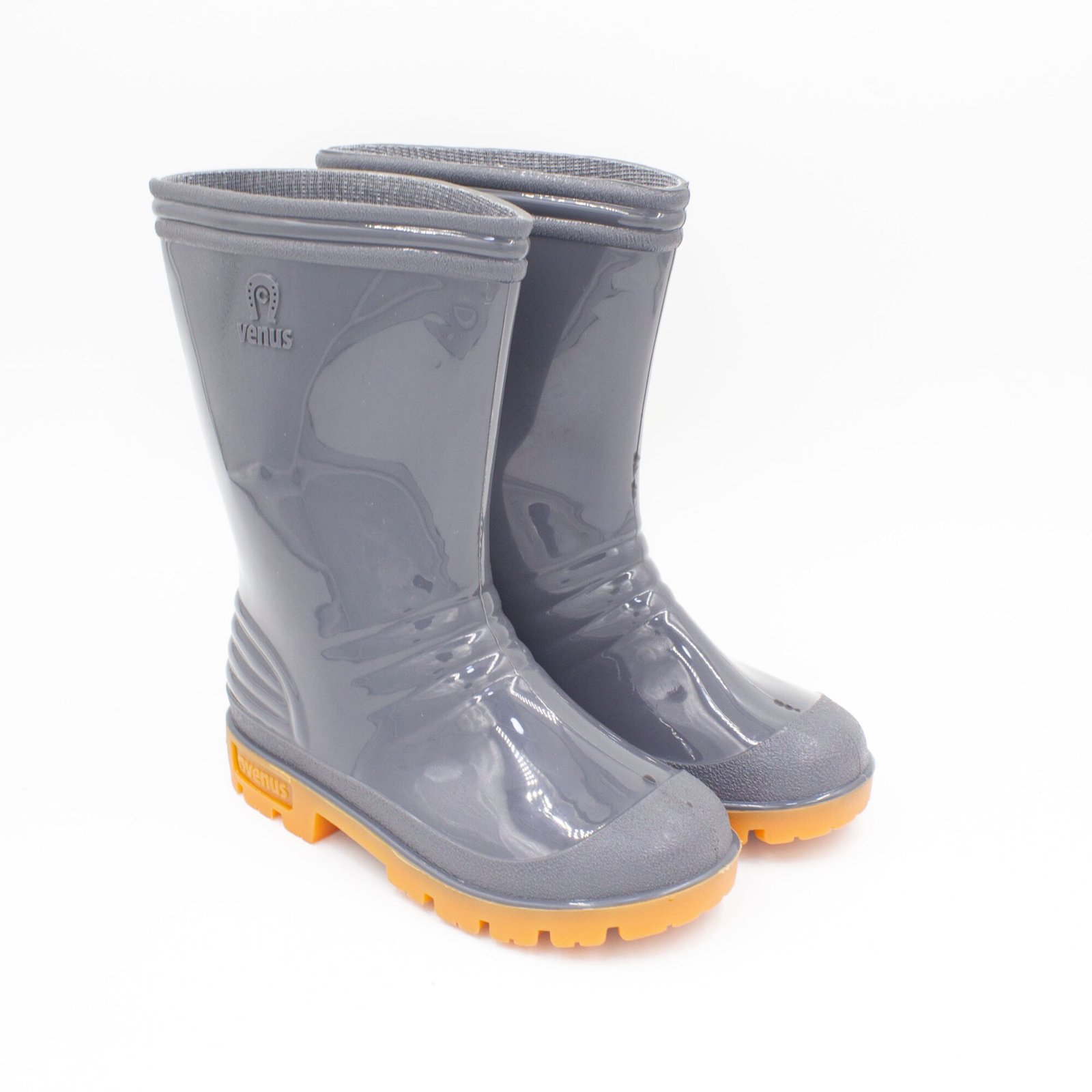 Botas Hule Niño Para Lluvia Color Gris - Imagen 2