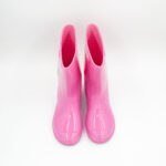 Botas Hule Niña Para Lluvia Modelo Realeza Fucsia - Imagen 4