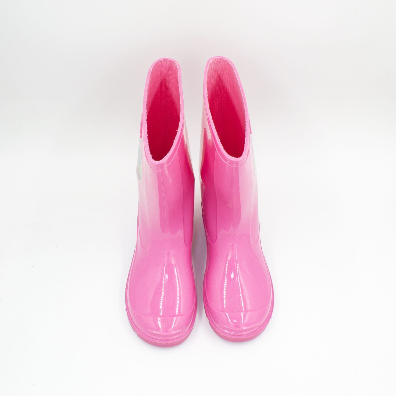 Botas Hule Niña Para Lluvia Modelo Realeza Fucsia - Imagen 4