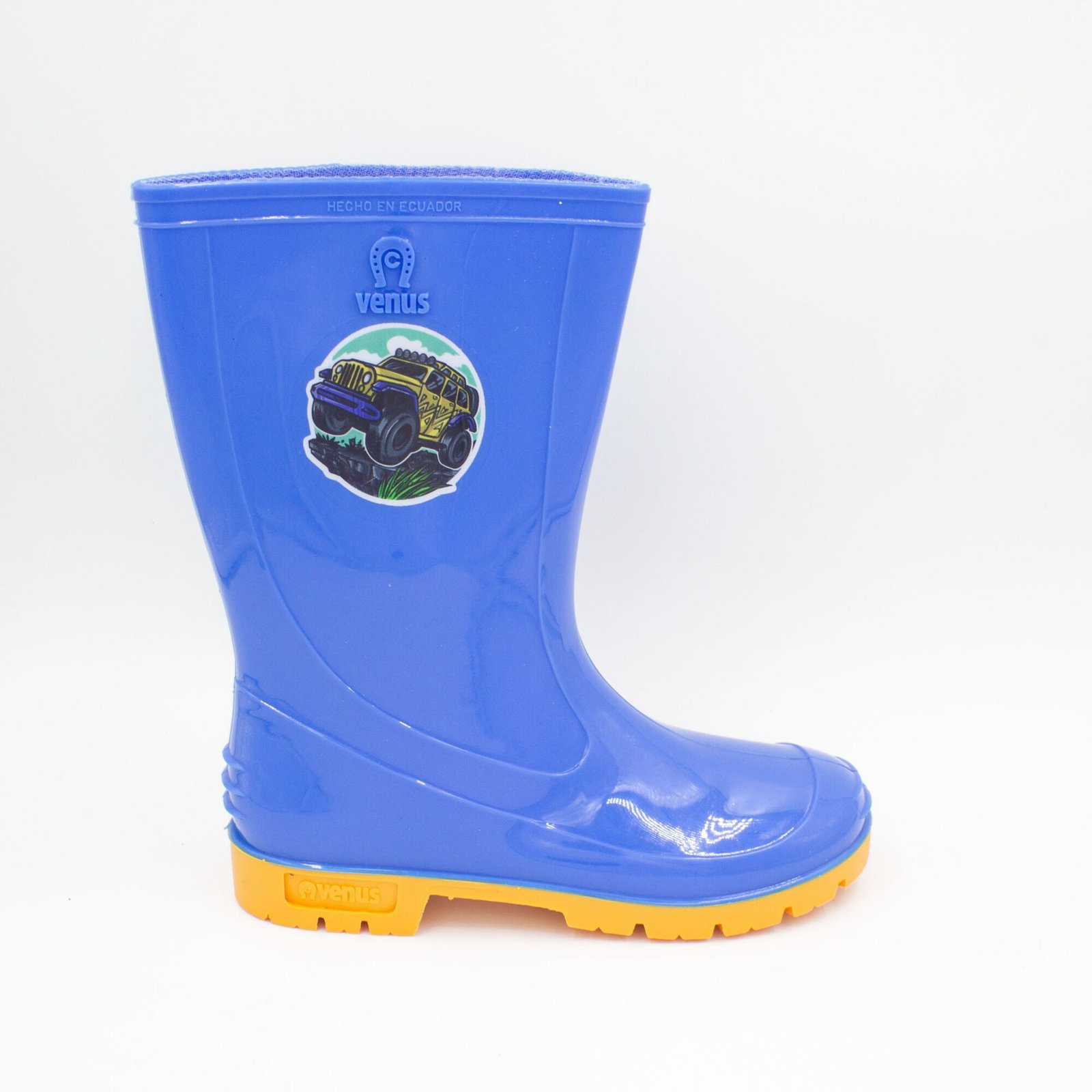 Botas Hule Niño Para Lluvia Modelo Truck Az A - Imagen 1
