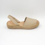 Sandalias de Cuero Becca Color Nude