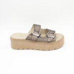 Sandalias de Cuero Amel Color Bronce