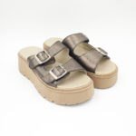 Sandalias de Cuero Amel Color Bronce - Imagen 2