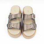 Sandalias de Cuero Amel Color Bronce - Imagen 4