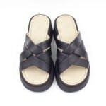 Sandalias de Cuero Damaris Color Negro - Imagen 4