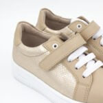 Zapatilla de Cuero Color Natural - Imagen 3