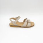 Sandalias de Cuero Cecilia Color Manteca